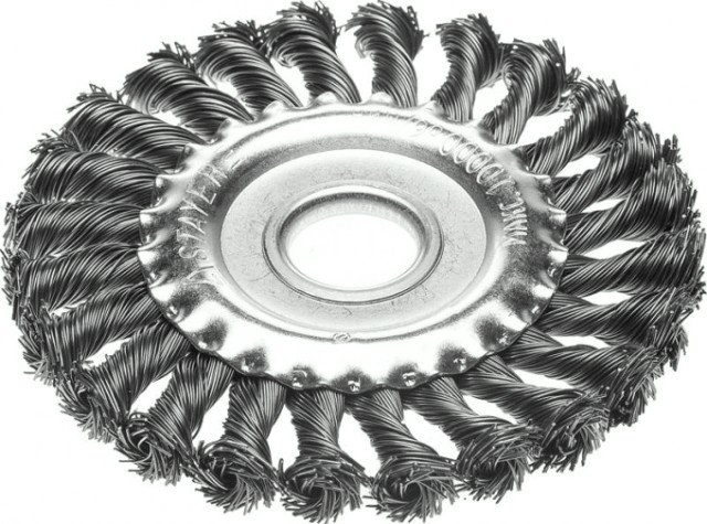 Щетка обдирочная для УШМ круглая STAYER D-150 М14 35120-150 [35120-150]