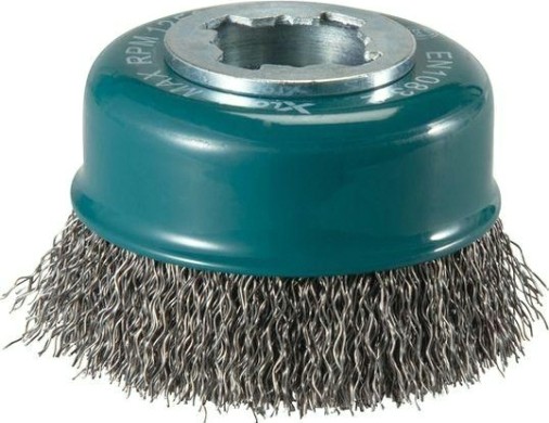 Щетка обдирочная для УШМ MAKITA D-73346 проволочная чашечная x-lock d75 мм.
