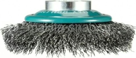 Щетка обдирочная для УШМ MAKITA D-73449 проволочная конусная x-lock d100 мм.