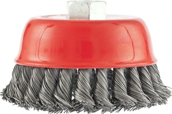 Щетка обдирочная для УШМ MATRIX чашеобразная, D-100хМ14 74628