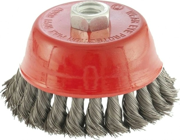 Щетка обдирочная для УШМ MATRIX чашка, D-125хМ14 74617 [74617]