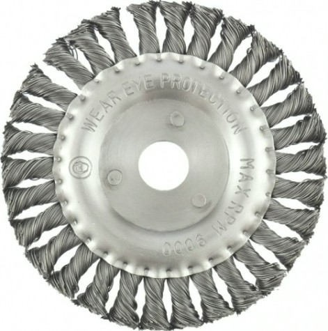 Щетка обдирочная для УШМ MATRIX круглая, D-150х22.2 мм 0,5 74634 [74634]