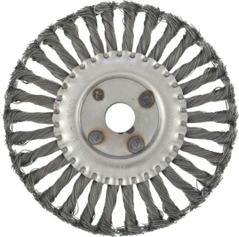 Щетка обдирочная для УШМ MATRIX круглая, D-175х22.2 мм 74636 [74636]