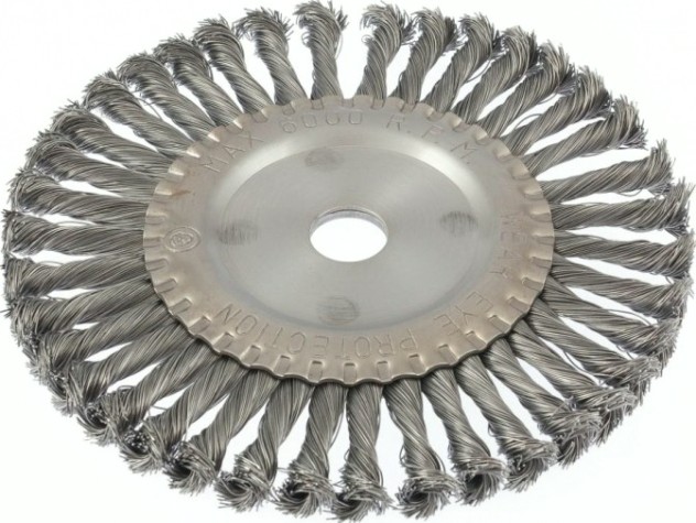 Щетка обдирочная для УШМ MATRIX круглая, D-200х22.2 мм 74638 [74638]