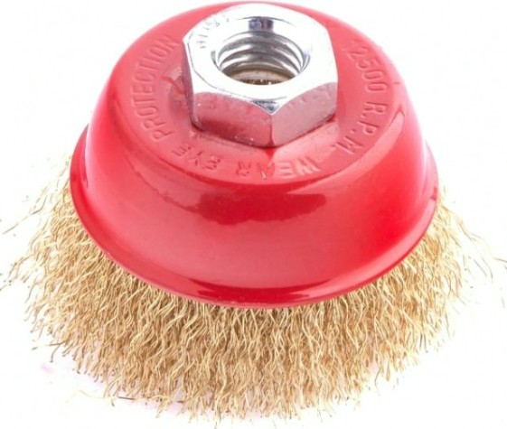 Щетка обдирочная для УШМ MATRIX круглая, D-75х22.2 мм 74604 [74604]