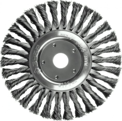 Щетка обдирочная для УШМ ЗУБР круглая D-175х22 мм 35190-175_z02 [35190-175_z02]