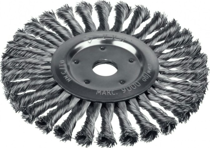 Щетка обдирочная для УШМ ЗУБР круглая D-175х22 мм 35190-175_z02 [35190-175_z02]