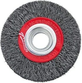 Щетка обдирочная для заточного станка АТАКА круглая 180 D-100х20 мм [34731]