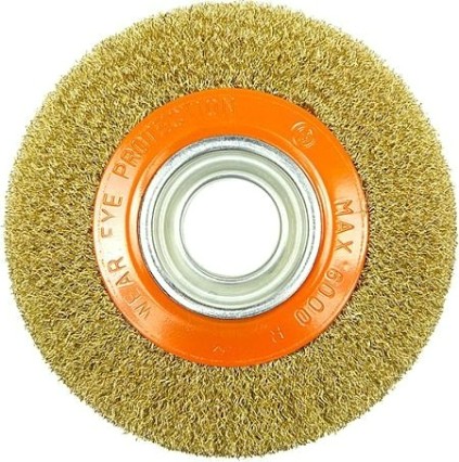 Щетка обдирочная для заточного станка Sturm 5 241 301 5 перех., латун. волнист. проволока [5241301]