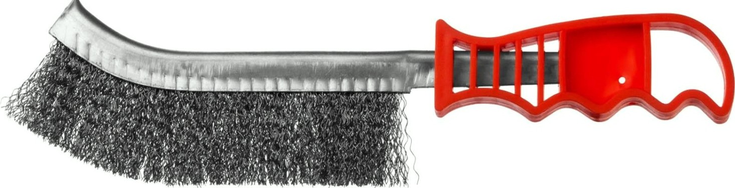 Щетка проволочная ЗУБР однорядная стальная [35112-2]