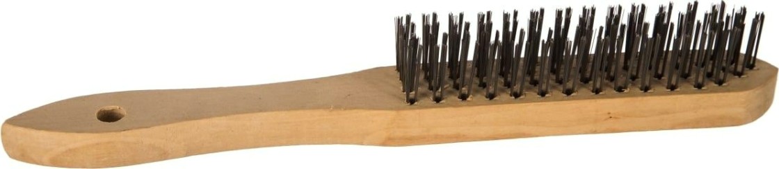 Щетка с деревянной ручкой АТАКА №116 4-х рядная [22400]