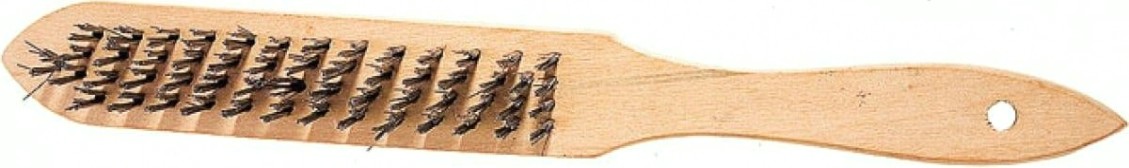 Щетка с деревянной ручкой АТАКА №145 5-ти рядная [27581]