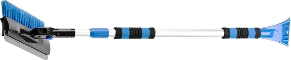 Щетка-сметка автомобильная ЗУБР телескопическая со скребком 990 - 1460 мм [61060-150]