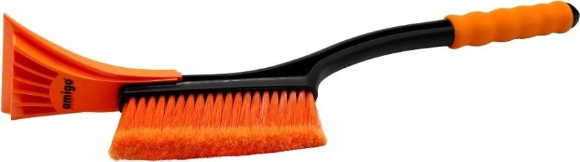 Щетка-сметка для снега со скребком Amigo 74115