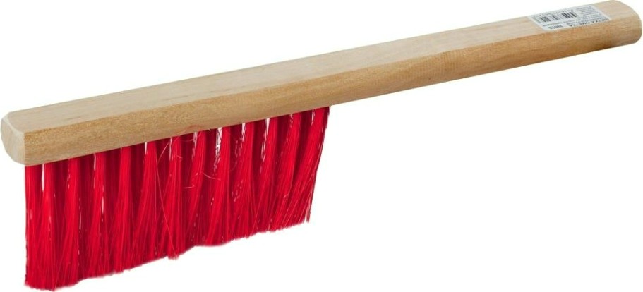 Щетка-сметка ЗУБР трехрядная искуственная щетина, дерев. корпус, 320 мм 39020 [39020]