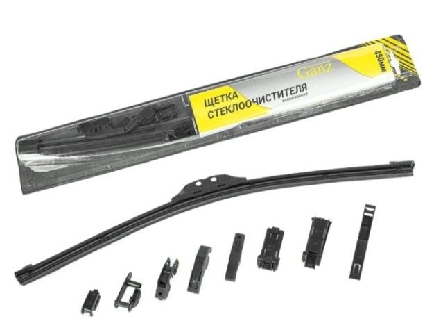 Щетка стеклоочистителя GANZ GIS01017 бескаркасная, 450 мм, 1 шт.