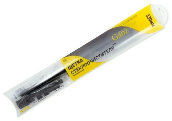 Щетка стеклоочистителя GANZ GIS01026 бескаркасная, 330 мм, 1 шт.