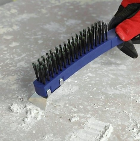 Щетка WORKPRO WP253001 проволочная стальная 3х17 Щетка WORKPRO WP253001 проволочная стальная 3х17