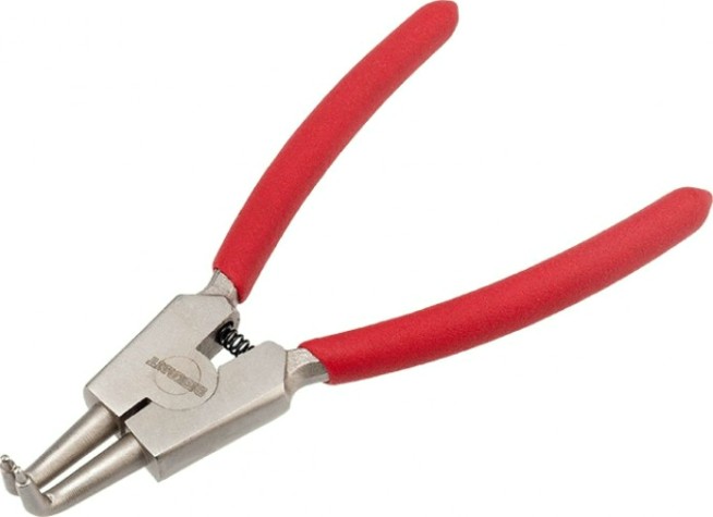 Щипцы для стопорных колец REXANT 12-4640 разжим загнутый 160 мм, обливные рукоятки Щипцы для стопорных колец REXANT 12-4640 разжим загнутый 160 мм, обливные рукоятки