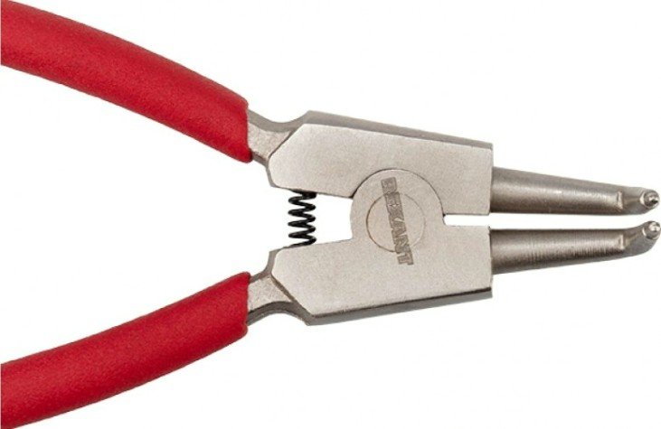 Щипцы для стопорных колец REXANT 12-4640 разжим загнутый 160 мм, обливные рукоятки