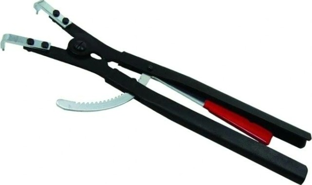 Щипцы изогнутые для стопорных колец JONNESWAY P9920D разжим, 500 мм [046107]