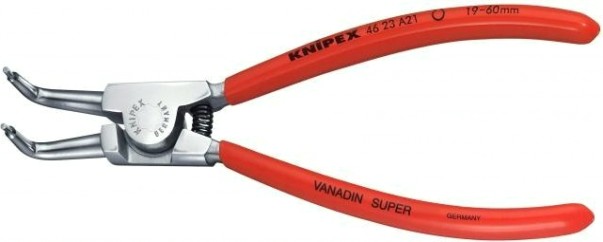 Щипцы KNIPEX 4623A21 для внешних стопорных колец, губки под углом 90° [KN-4623A21]