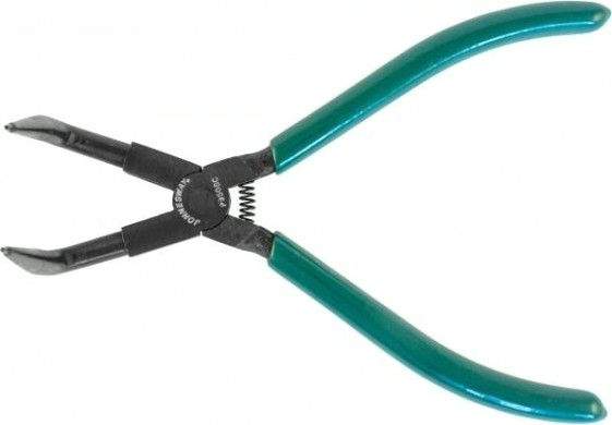 Щипцы загнутые для стопорных колец JONNESWAY P9508C с удлиненными губками 216 мм [048933]