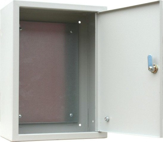 Щит металлический распределительный RUCELF ЩМП-04 IP31 навесной с монтажной панелью Щит металлический распределительный RUCELF ЩМП-04 IP31 навесной с монтажной панелью