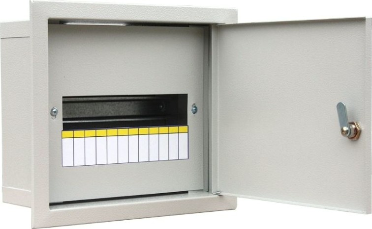 Щит металлический распределительный RUCELF ЩРВ-12 IP31 (250х300х130) встраиваемый [ЩРВ-12 IP31]