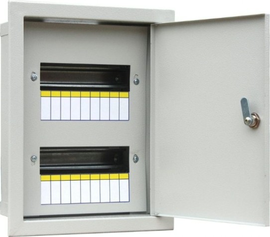 Щит металлический распределительный RUCELF ЩРВ-18 IP31 (330х250х130) встраиваемый [ЩРВ-18 IP31]