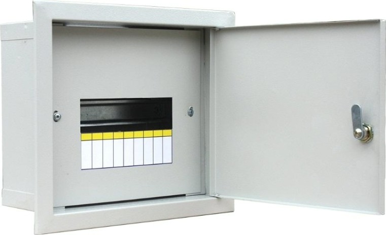 Щит металлический распределительный RUCELF ЩРВ-9 IP31 (250х300х130) встраиваемый [ЩРВ-9 IP31]