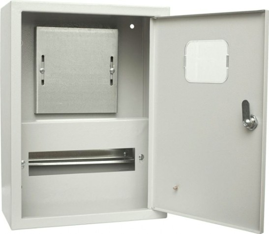 Щит металлический учетно- распределительный RUCELF ЩРУ 1Н-12Р IP31 навесной с опломбировкой [ЩРУ-1Н-12Р IP31]