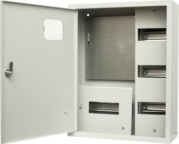 Щит металлический учетно- распределительный RUCELF ЩРУ 3Н-25Р IP31 навесной с опломбировкой [ЩРУ-3Н-25Р IP31]