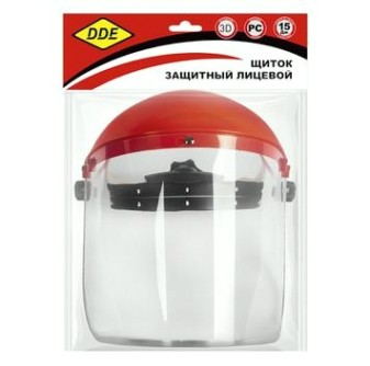 Щиток защитный DDE 647-673 лицевой, прозрачный