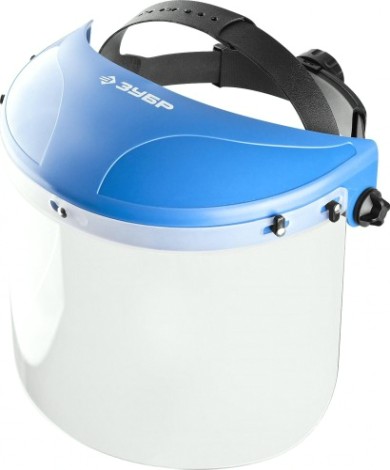 Щиток защитный ЗУБР СЕКТОР поликарбонат 2мм, храповик [11085_z01]