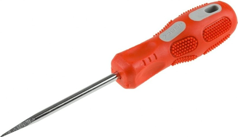 Шило ЗУБР МАСТЕР хозяйственное, двухкомпонентная рукоятка, 100 мм [09573]