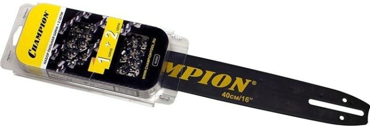 Шина для цепной пилы CHAMPION 14"-3/8-1,3-52 140SDEA041 + 2 цепи (952929) [952929]
