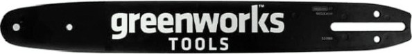 Шина для цепной пилы GREENWORKS 2 947 007 для пил 24v/40v, 30см. [2947007]