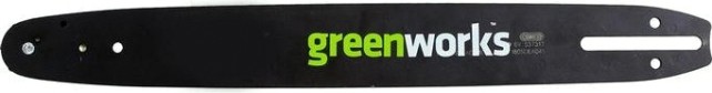 Шина для цепной пилы GREENWORKS 29 777 cтальная 45 см для пилы 20037 [29777]