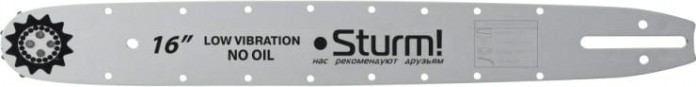Шина для цепной пилы Sturm 16"-3/8"-1,3mm-59 SB1650380PO-OL [SB1650380PO-OL]