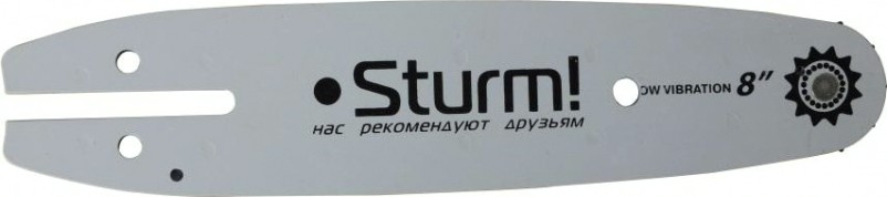 Шина для цепной пилы Sturm SB085050 8" (паз 1,3мм, 0,50", 48 зв)