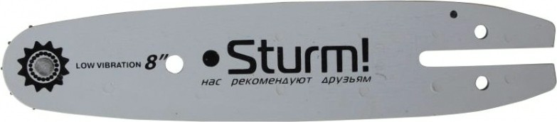 Шина для цепной пилы Sturm SB085050 8" (паз 1,3мм, 0,50", 48 зв)