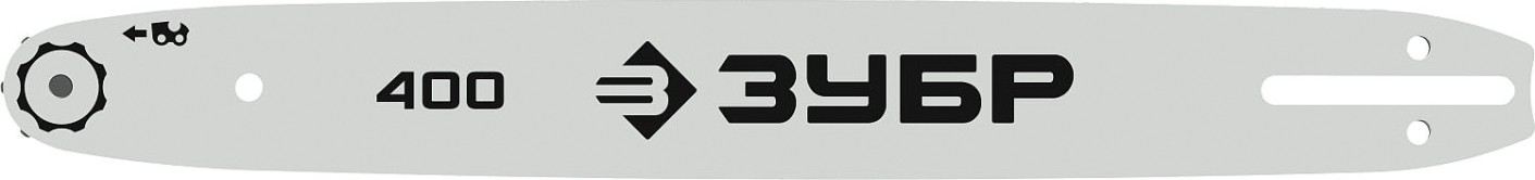 Шина для цепной пилы ЗУБР тип 4 шаг 3/8" паз 1.3 мм 40 см [70204-40]