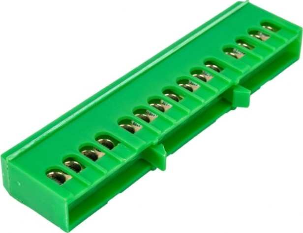 Шина REXANT 11-2323 PE «земля» на DIN-рейку 6x9 мм 15 групп