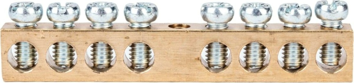 Шина REXANT 11-2372 PEN «земля-ноль» 6х9 мм 8/1, 8 групп