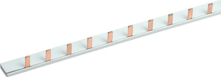 Шина REXANT 1Р 63 А, 11-2241-1 соединительная типа PIN 12 штырей, 22 см. [11-2241-1]