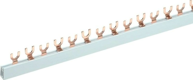 Шина REXANT 2Р 63 А, 11-2233 соединительная типа FORK вилка 1 м. [11-2233]