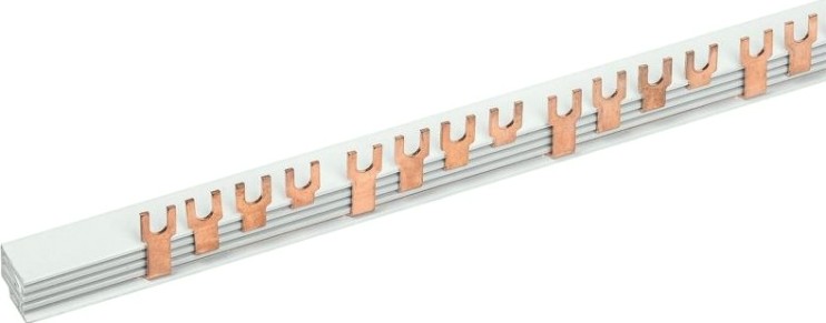 Шина REXANT 4Р 63 А, 11-2236 соединительная типа FORK вилка 1 м. [11-2236]