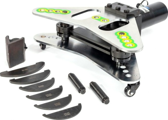 Шиногиб гидравлический КВТ ШГР-125 для гибки шин на ребро и на плоскость [62454]