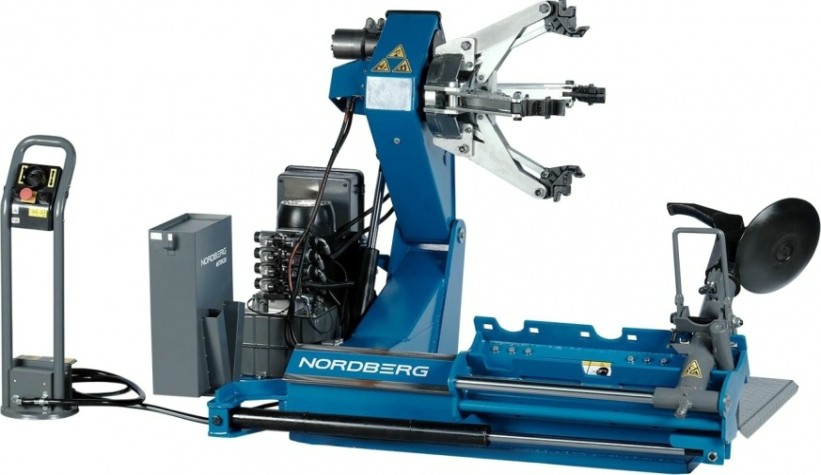 Шиномонтажный стенд NORDBERG 46TRK станок 380v для грузовых машин, зажимы 14-26", сер [ЦБ-00019706]